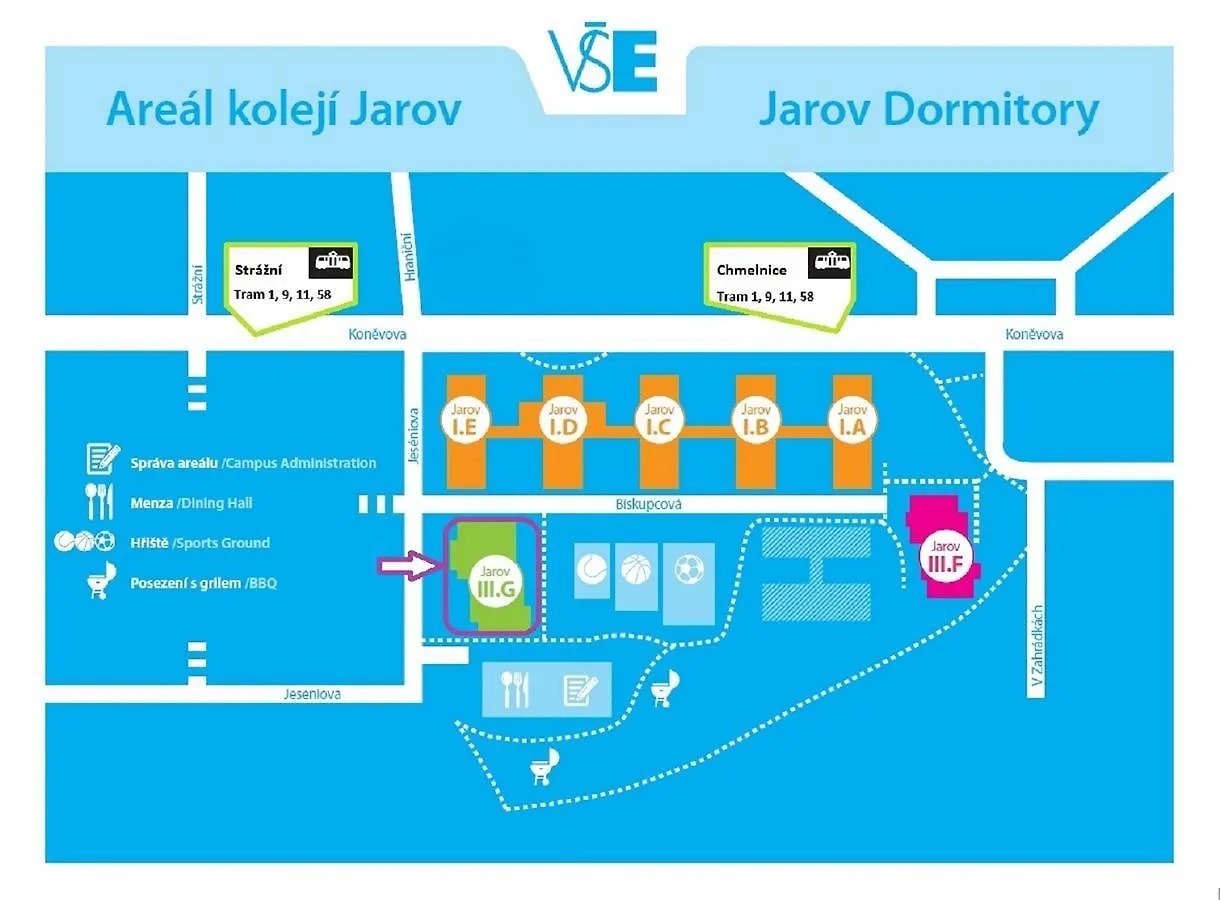 Hostel Jarov III. F Praha